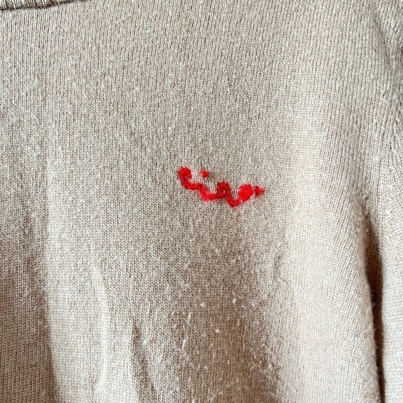 saks Fifth Ave Women’s “Ciao” Cashmere Sweater Size Medium - Picture 2 of 7